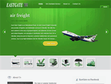 Tablet Screenshot of eastgatefreight.com